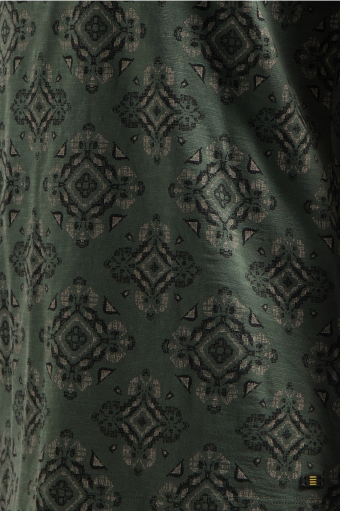 T SHIRT MET PRINT 29350709 052 DARK GREEN